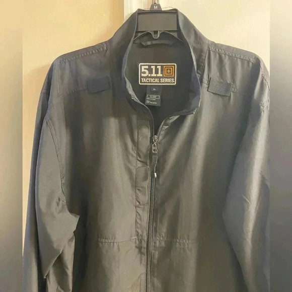 5.11 Tactical series black windbreaker lightweight zip up men XL - Picture 2 of 7